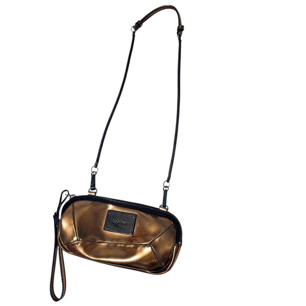 Calvin Klein Rare Metallic Bronze Mini Crossbody